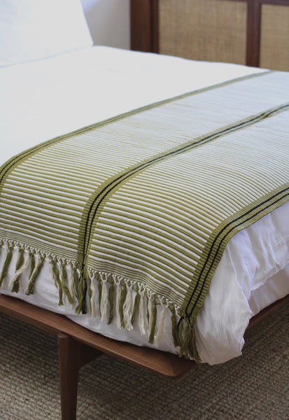 SANTIAGO THROW BLANKET - MOSS